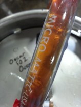 NB's "Oscar" pumped into the blending tank